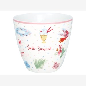 Latte cup Lula white